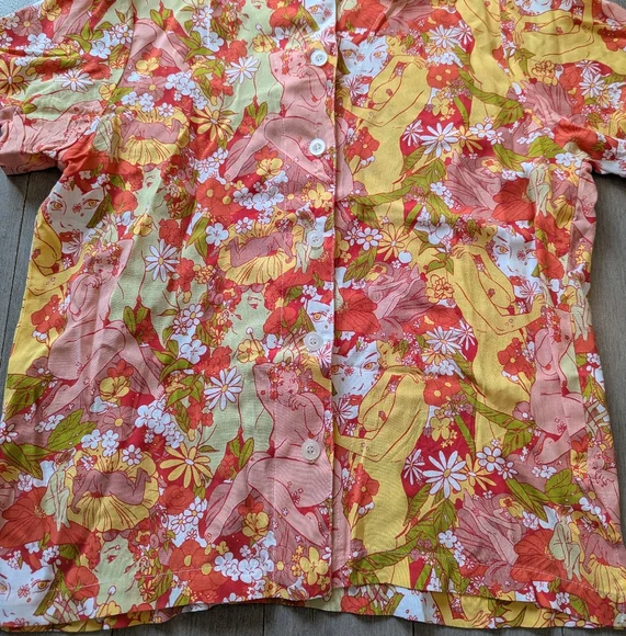 Big Bud Press Pantry Button-up Shirt Spring Rapture Size XS - Picture 7 of 11